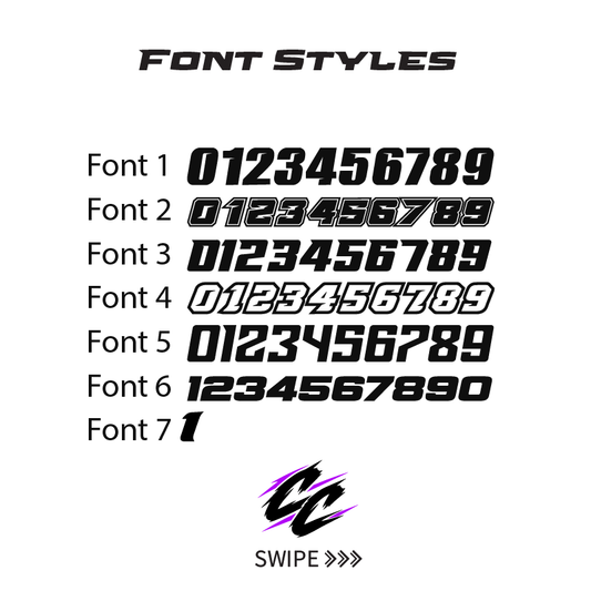 Custom ODI E-Bike Plate sticker