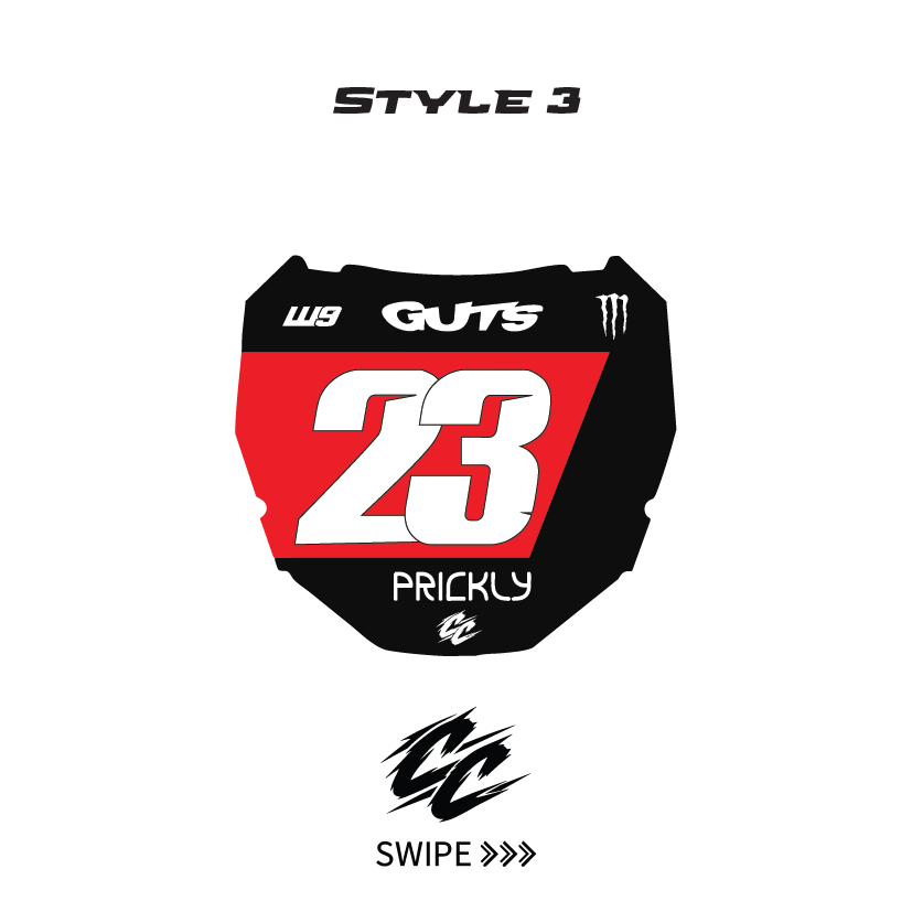 Custom ODI E-Bike Plate sticker