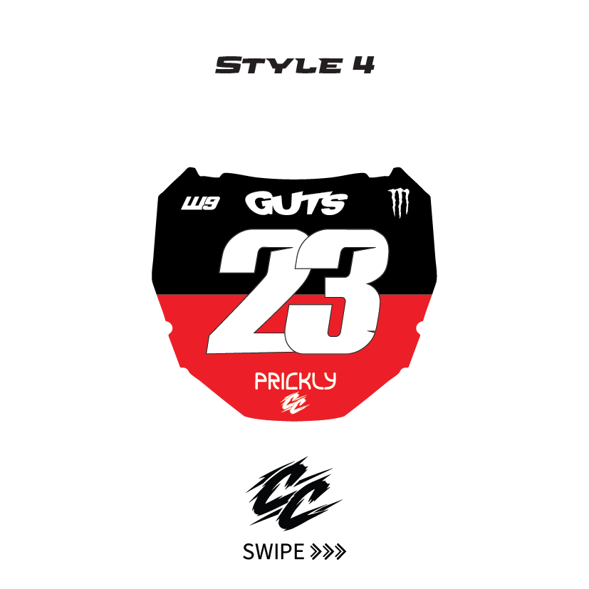 Custom ODI E-Bike Plate sticker