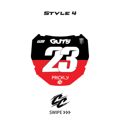 Custom ODI E-Bike Plate sticker